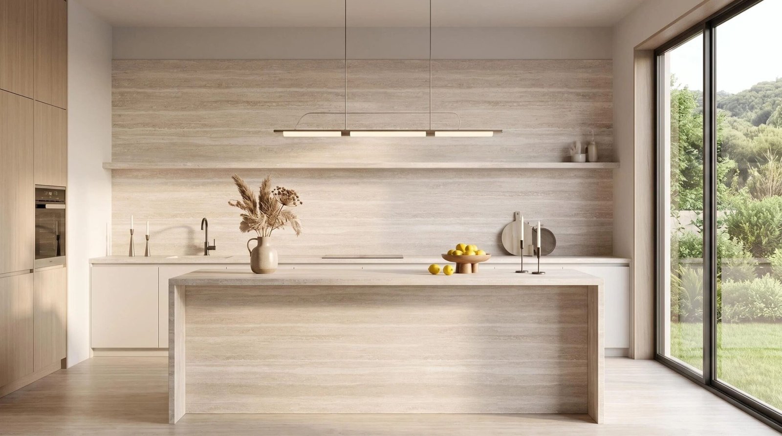 Full body printed quartz slab, Meritara engineered quartz for countertop fabrication