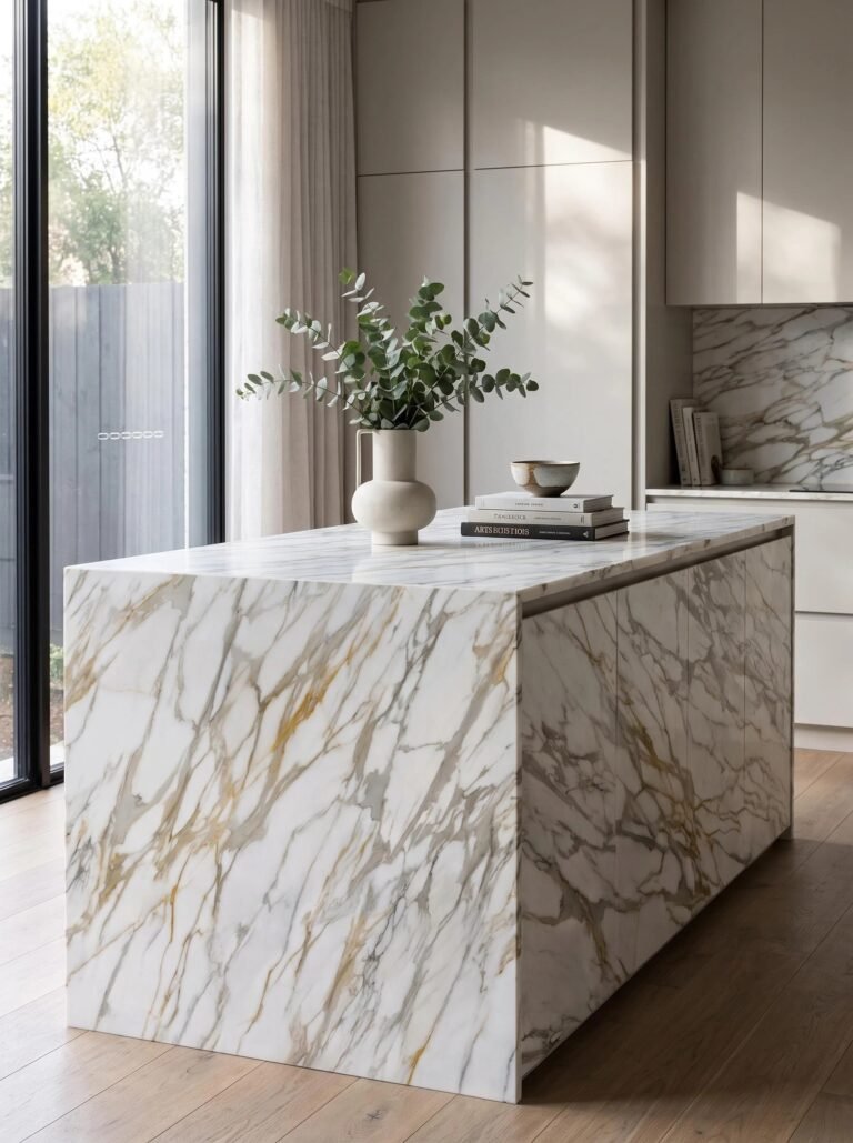 Meritara® Full Body Printed Quartz — Zero Edge Fade, Full-Depth Luxury for USA Projects