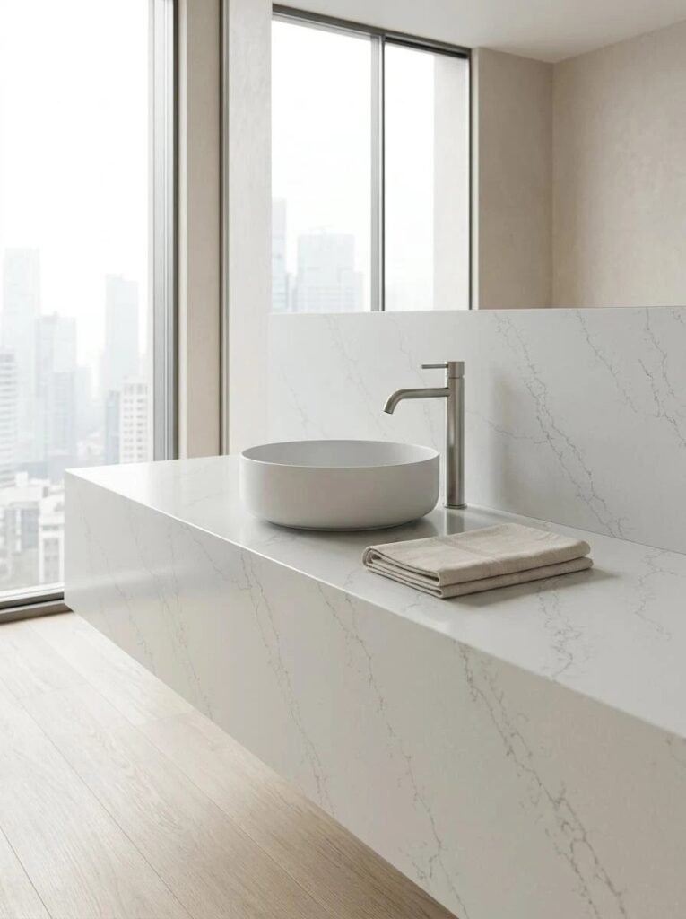 mx6107a_calacatta_quartz_super_jumbo_quartz_slab_meritara_cambodia_quartz_factory