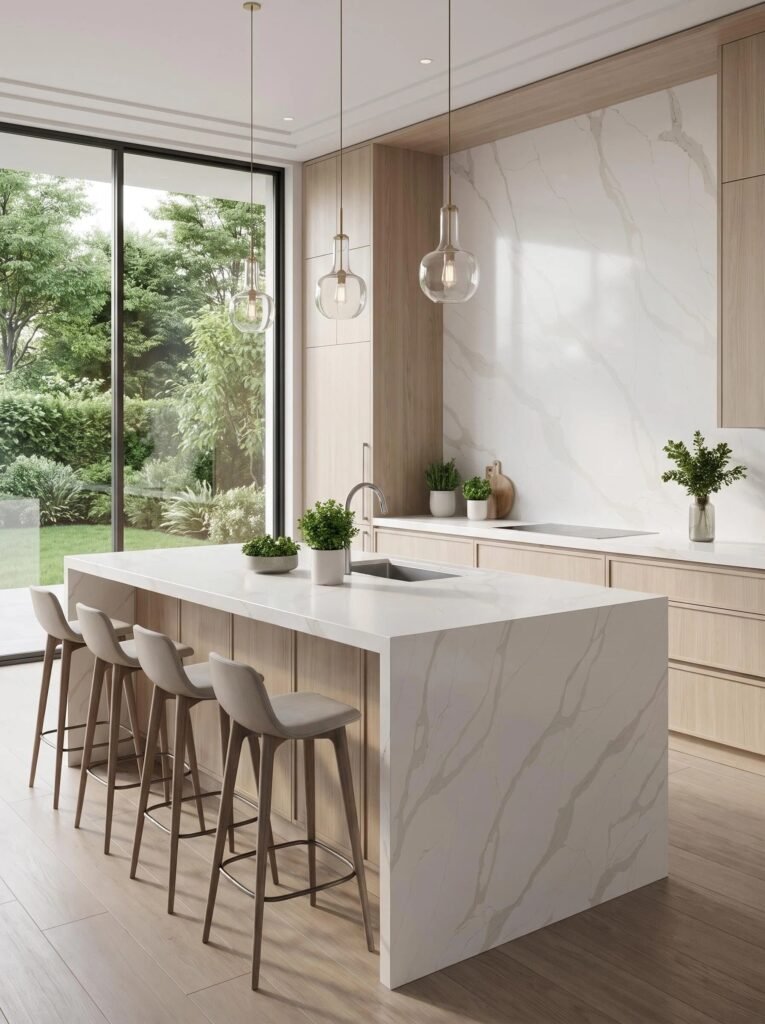 mx6314_calacatta_quartz_slab_cambodian_quartz_supplier_meritara