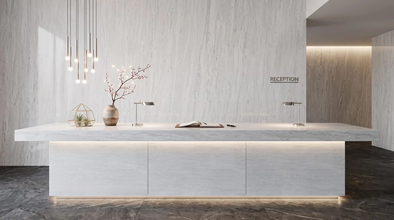 Silica-free quartz surface for commercial countertop, Meritara Cambodia quartz