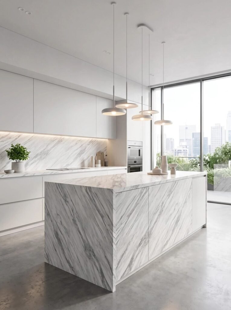 MX8109 Quartzite Inspire Quartz Slab Cambodia Quartz Factory